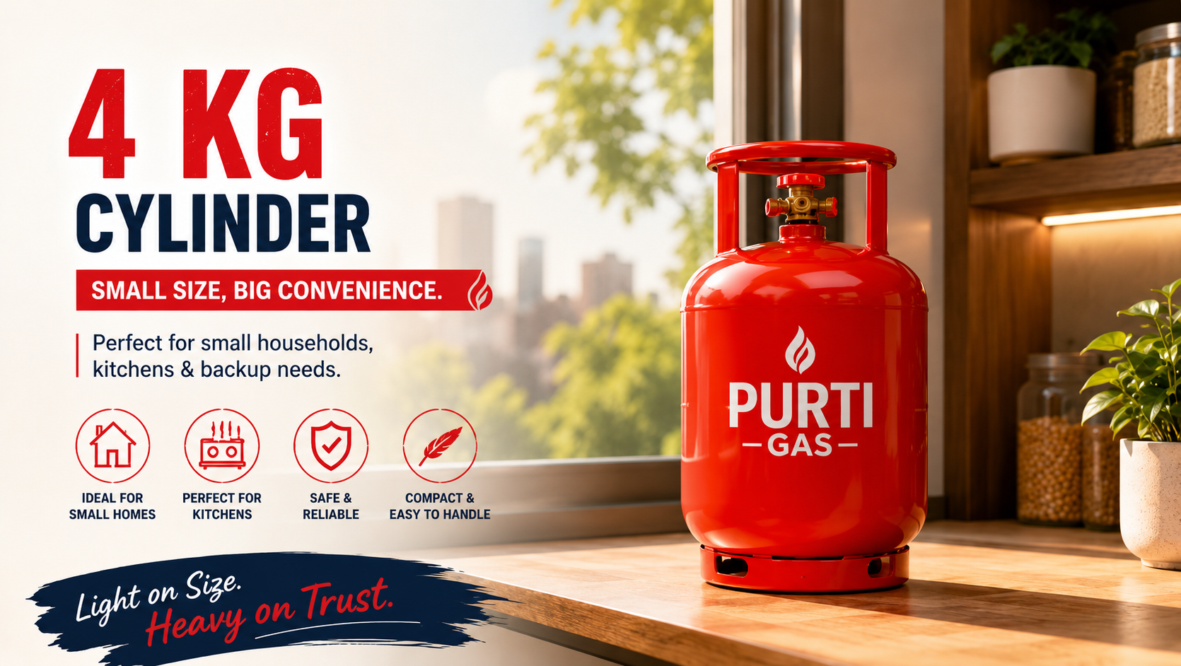 Purti Gas 6 KG Cylinder