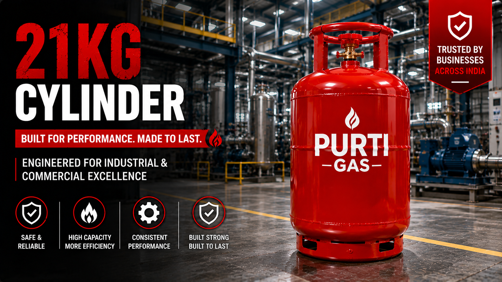 Purti Gas Cylinder D